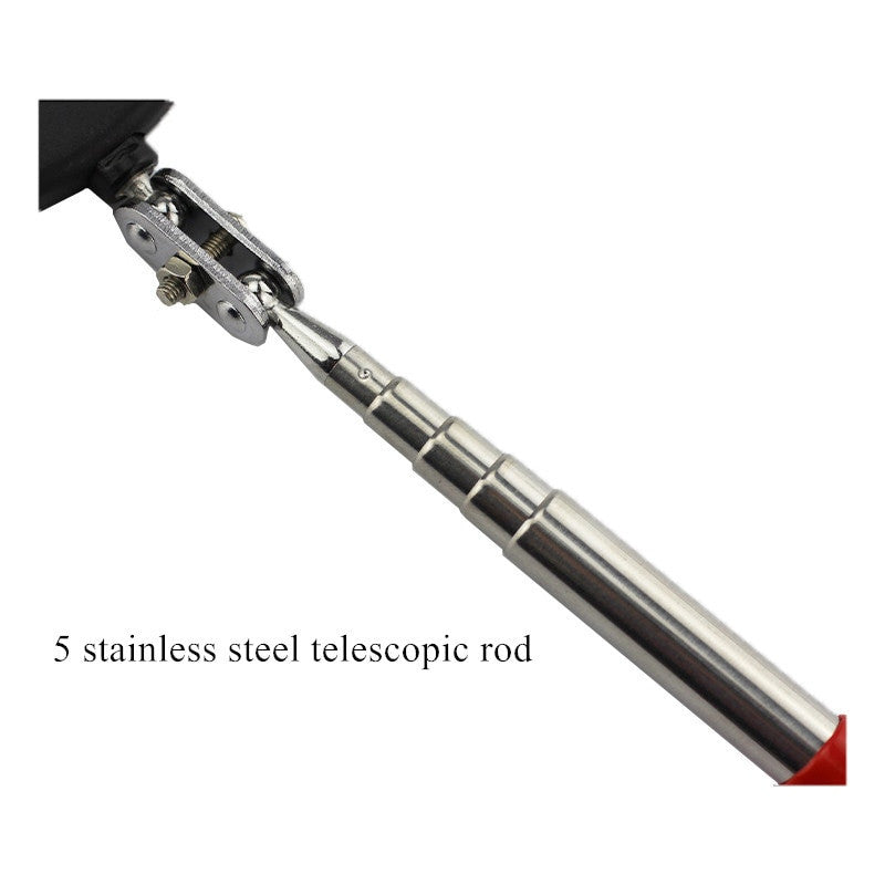 Folding Mirror Universal Endoscope Flaw Detection Tool with 2 LED Light-5