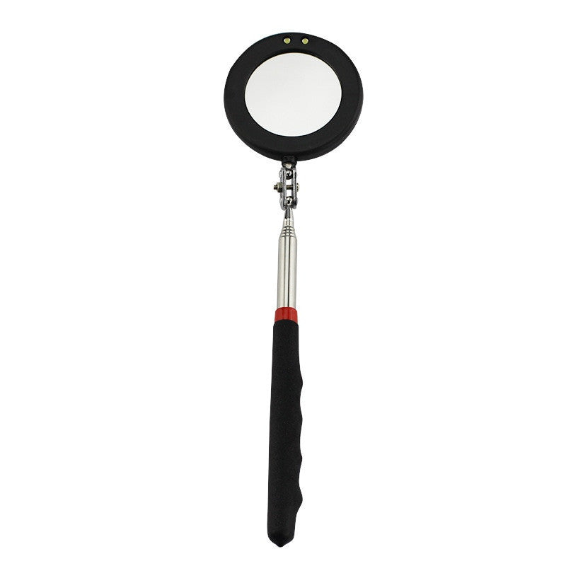 Folding Mirror Universal Endoscope Flaw Detection Tool with 2 LED Light-6