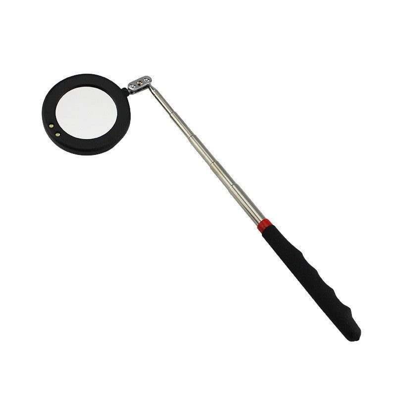 Folding Mirror Universal Endoscope Flaw Detection Tool with 2 LED Light-1