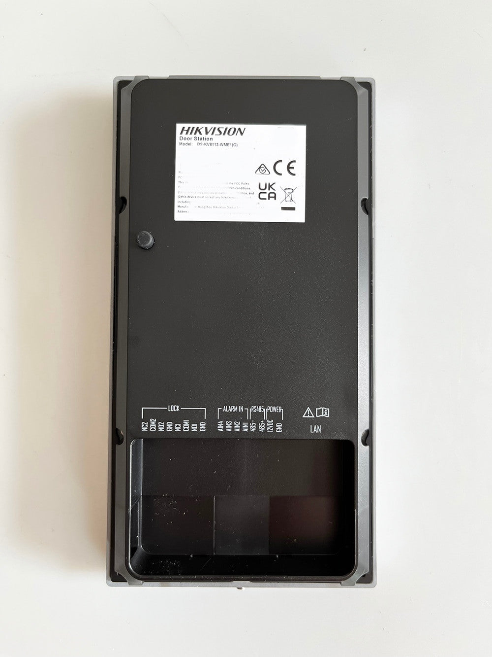 Hikvision Wifi 1 Button Metal Villa Door Station POE Internal Mifare Card Reader-1